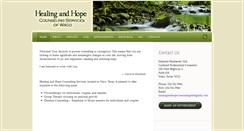 Desktop Screenshot of healingandhopecounseling.com