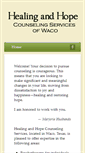 Mobile Screenshot of healingandhopecounseling.com
