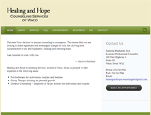 Tablet Screenshot of healingandhopecounseling.com